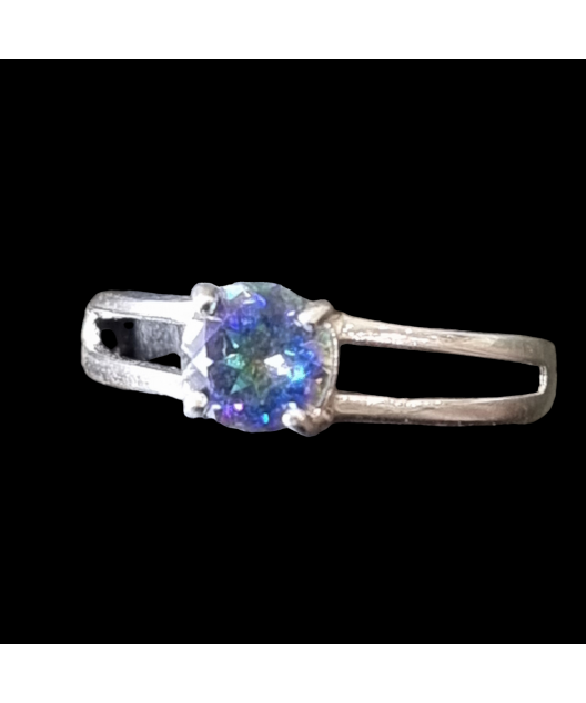 Bague Quartz mystique Argent 925 Taille 54