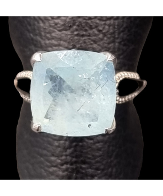 Bague Aigue marine Argent 925 Taille 57
