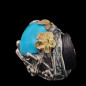 Bague Turquoise argent 925 Taille 55