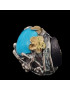 Bague Turquoise argent 925 Taille 55