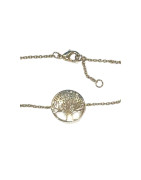 Bracelet Arbre de Vie 18cm Plaqué Or