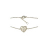 Bracelet Arbre de Vie Cœur 18cm Plaqué Or