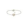 Bracelet Arbre de Vie Cœur 18cm Plaqué Or