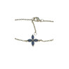 Bracelet Saphir Etoile 18cm Plaqué Or