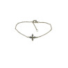 Bracelet Saphir Etoile 18cm Plaqué Or