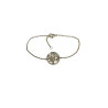Bracelet Multipierres Arbre de Vie 18cm Plaqué Or