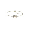 Bracelet Multipierres Arbre de Vie 18cm Plaqué Or