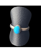 Bague Turquoise argent 925 taille 57