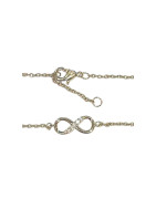 Bracelet Zirconium Infini 18cm Plaqué Or