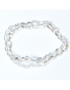 Bracelet Cristal de Roche Olive 19cm