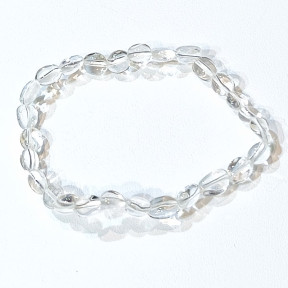Bracelet Cristal de Roche Olive 19cm