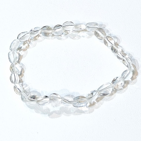 Bracelet Cristal de Roche Olive 19cm