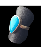 Bague Turquoise argent 925 Taille 55
