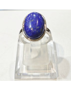 Bague Lapis-Lazuli Ovale Argent 925