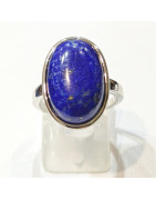 Bague Lapis-Lazuli Ovale Argent 925
