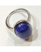 Bague Lapis-Lazuli Ovale Argent 925
