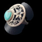 Bague Turquoise argent 925 Taille 57