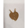 Pendentif Cœur Séparable Plaqué Or