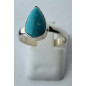 Bague Turquoise argent 925 Taille 55