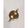 Pendentif Ying Yang Séparable Plaqué Or
