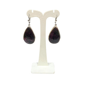 Boucles Sugilite goutte Argent 925