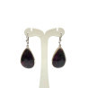 Boucles Sugilite goutte Argent 925
