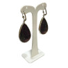 Boucles Sugilite goutte Argent 925