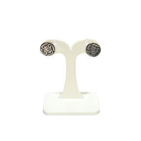 Boucles Celtique à Quatre Spirales Argent 925