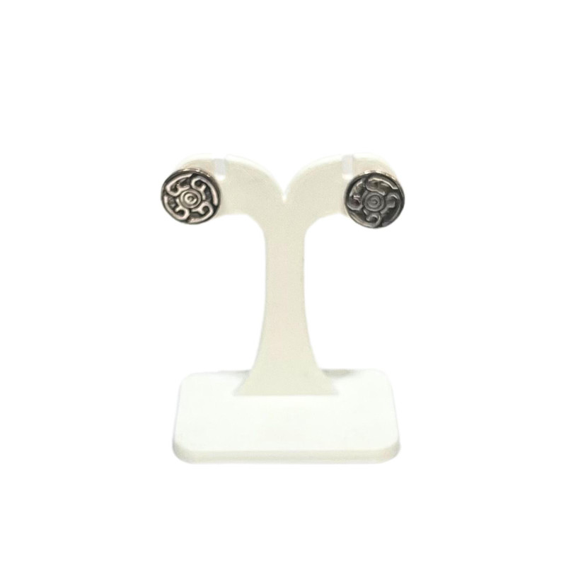 Boucles Celtique à Quatre Spirales Argent 925