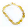 Bracelet Opale Jaune Baroque Pierres Roulées