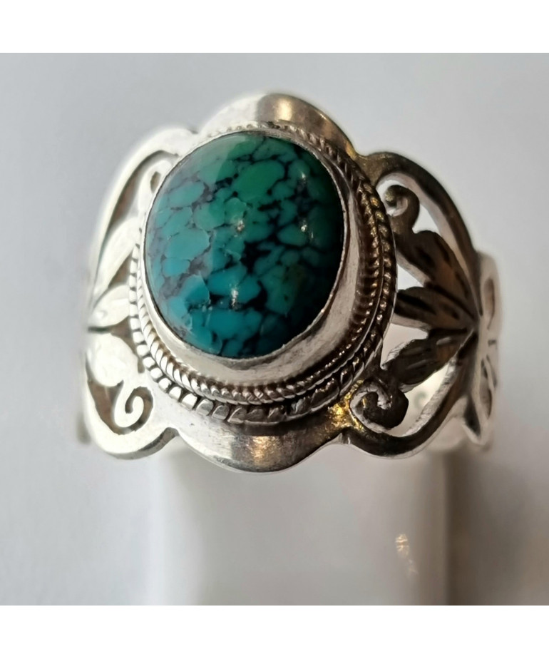 Bague Turquoise argent 925 Taille 60