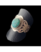 Bague Turquoise argent 925 Taille 60