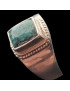 Bague Turquoise argent 925 Taille 68