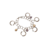 Bracelet Perles Breloques Argent 925