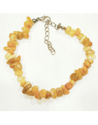 Bracelet Aventurine Orange avec Fermoir 17 + 6 cm