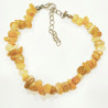 Bracelet Aventurine Orange avec Fermoir 17 + 6 cm
