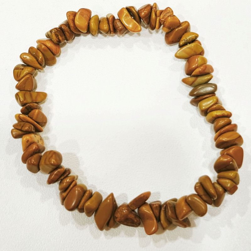Bracelet Jaspe Bois Baroque