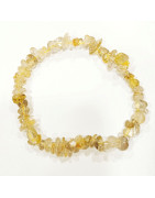 Bracelet Quartz Rutile Cheveux d'Ange Baroque