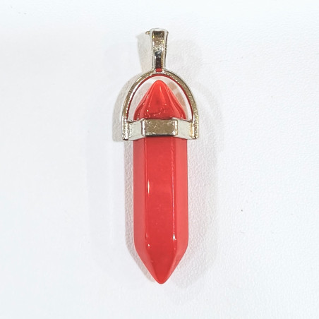Pendentif Verre de Murano Pointe Rouge