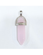 Pendentif Verre de Murano Pointe Rose