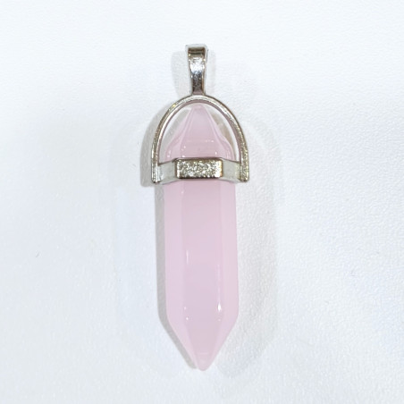 Pendentif Verre de Murano Pointe Rose