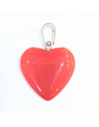 Pendentif Verre de Murano Cœur Rouge