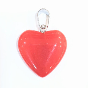 Pendentif Verre de Murano Cœur Rouge