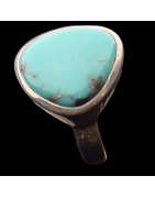 Bague Turquoise argent 925 Taille 52