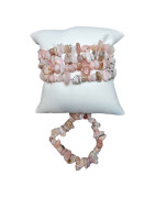 Bracelet Opale rose Baroque