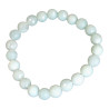 Bracelet Amazonite Pierre Rondes Facettées 8mm