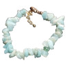 Bracelet Amazonite Baroque avec fermoir
