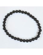 Bracelet Onyx Enfant Pierres Rondes Ø mini 4 cm