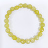 Bracelet Jade Coréen Pierres Rondes 8mm Facettées