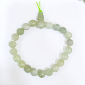 Bracelet Jade Impérial Mala Pierre ronde 8mm (s)